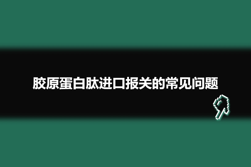 膠原蛋白肽進口報關的常見問題.jpg